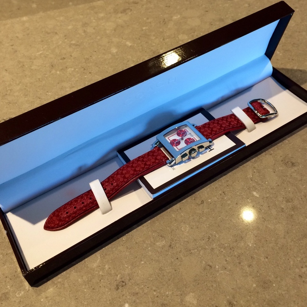 Coach watch Red